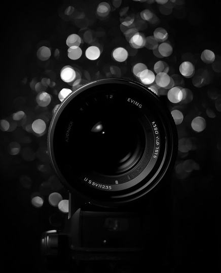 Camera lens used for commercial production
