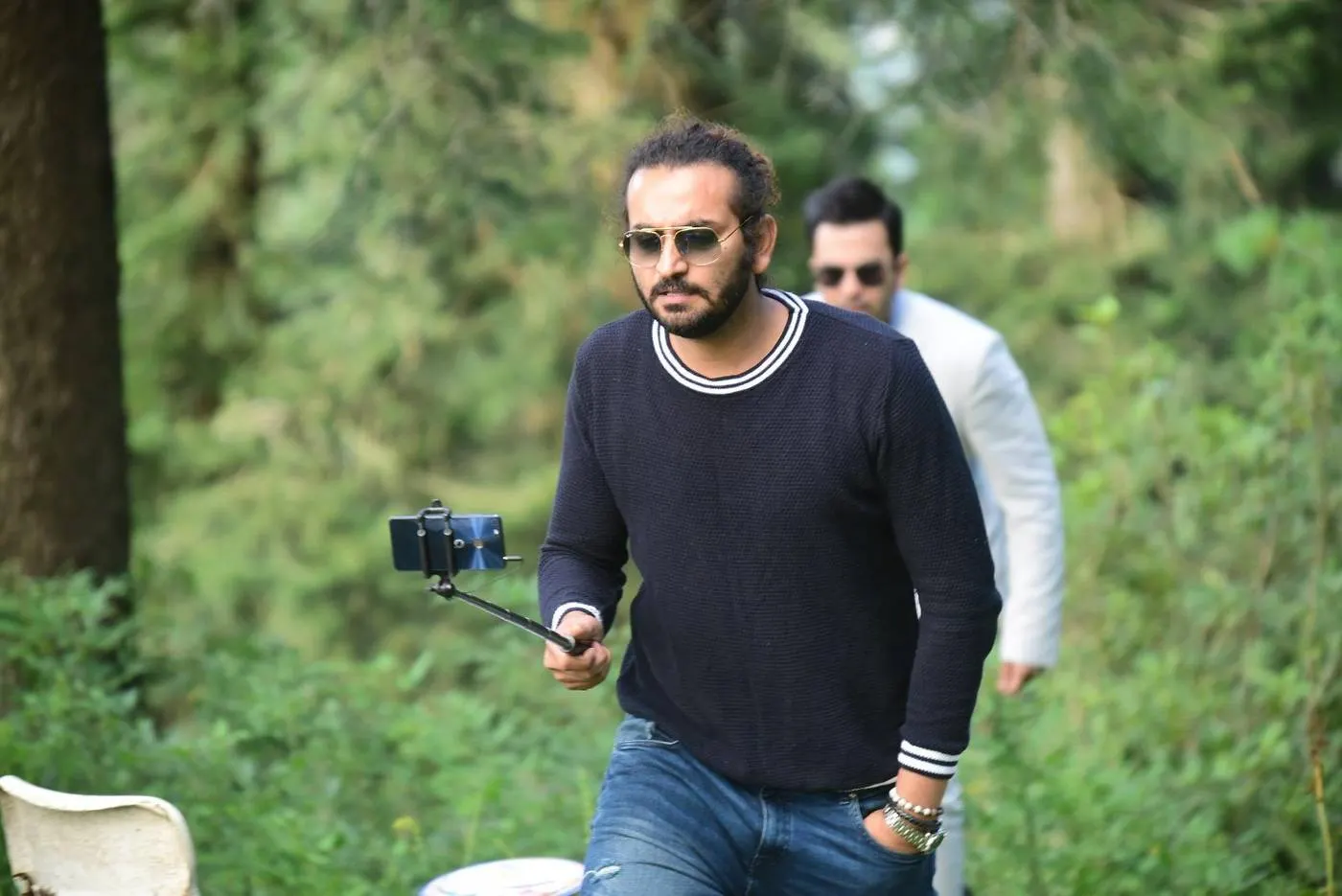 Brand Axis director on location